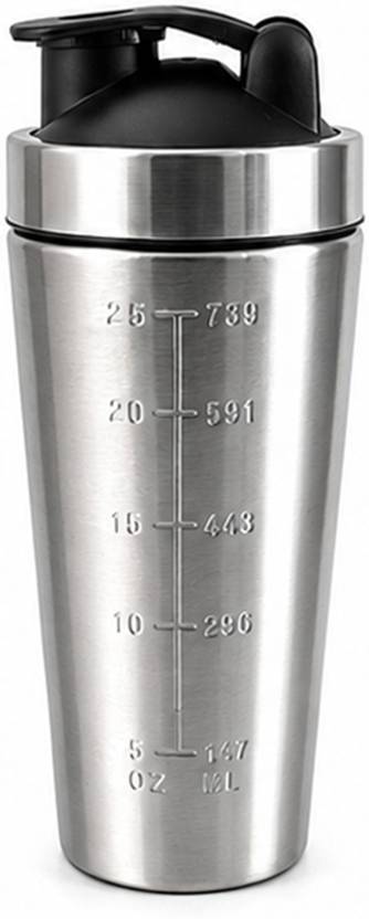 bhalaria Stainless Steel Gym Shaker | Leak-Proof 700 ml Stainless Steel Shaker