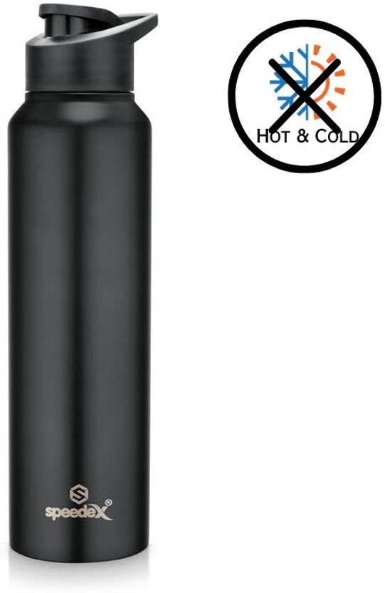 SPEEDEX Single Walled Stainless Steel Fridge Water Bottle for Home