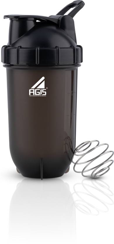 AGIS Bullet Shaker Bottle for Protein Shakes | 100% Leakproof 500 ml Plastic Shaker