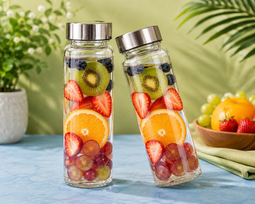 JENMAENTERPRISE Fruit Infusion Water Bottle 500 ml