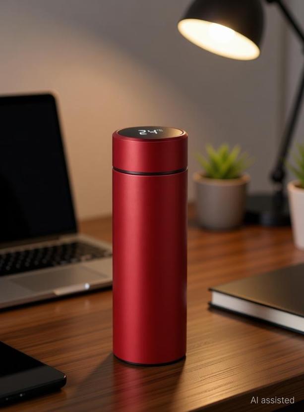 Arkbazaar RED TEMP BOTTLE 500 ml Stainless Steel Bottle