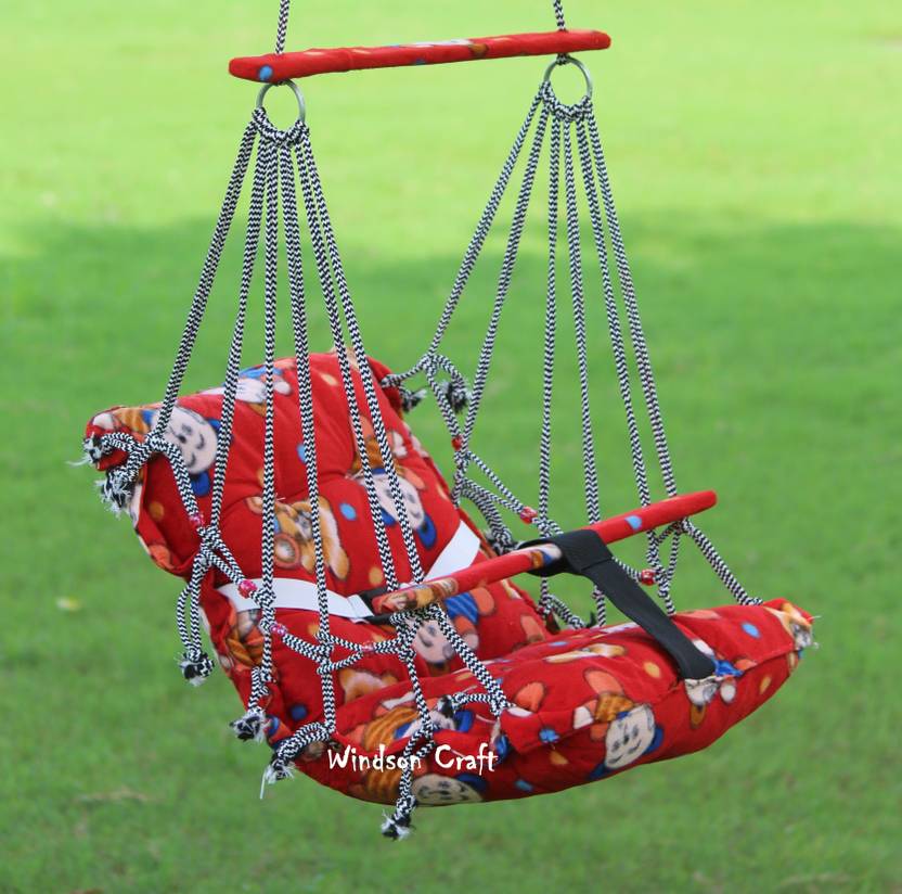 Windson Craft Cotton Swing for Kids, Chair Jhula for 13 Years Old