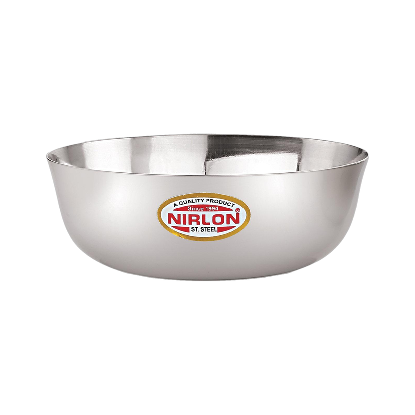 NIRLON Stainless Steel Vegetable Bowl Stainless Steel GUJRATI CHALIYA WATI 1pcs Disposable