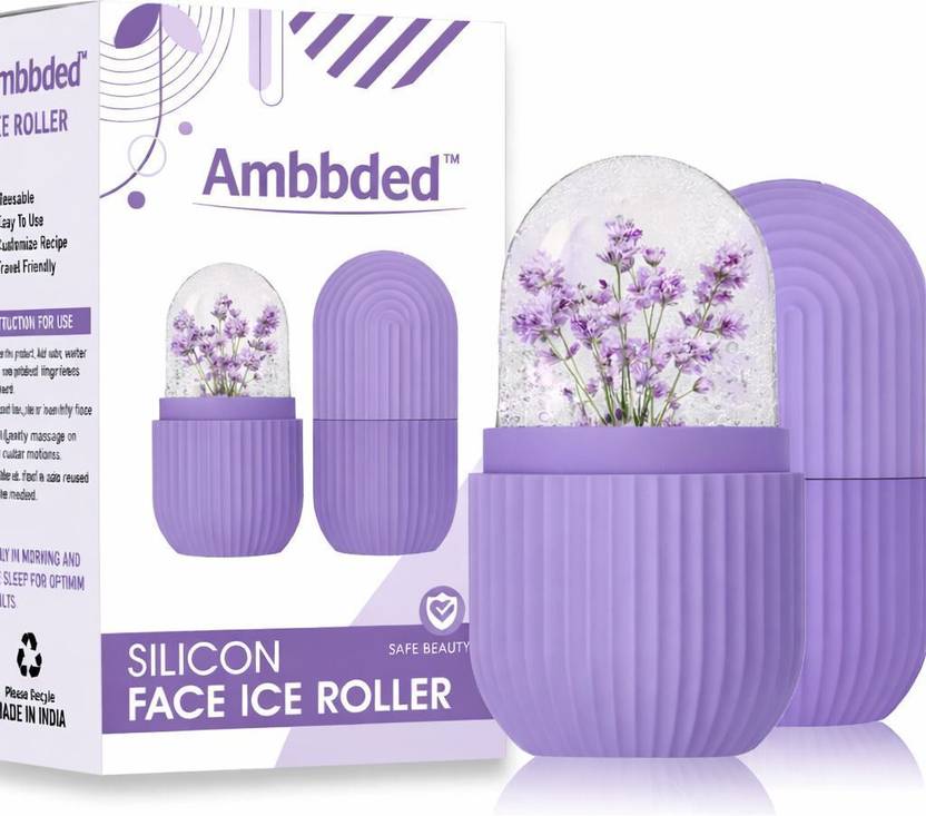 AMBDDED Silicone Massage Bowl Silicone Face Ice Roller for Skin Tightening and Puffiness Relief Disposable