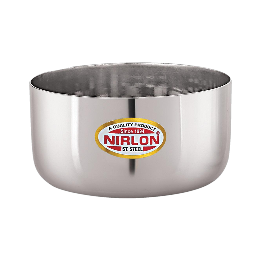 NIRLON Stainless Steel Vegetable Bowl Stainless Steel SADHA WATI 1pcs Disposable