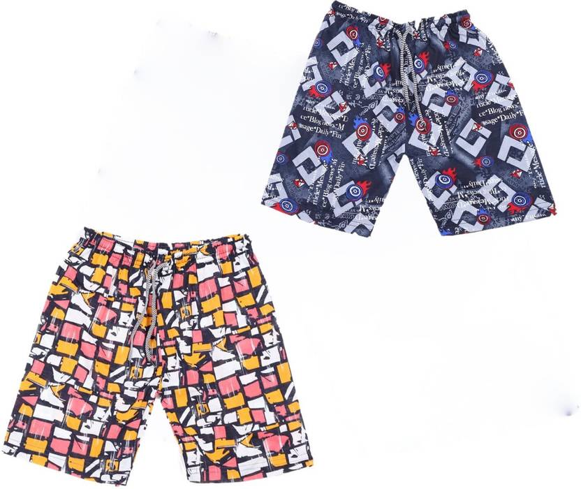 UNDERLOOP Pack of 2 Printed Baby Boys & Baby Girls Boxer