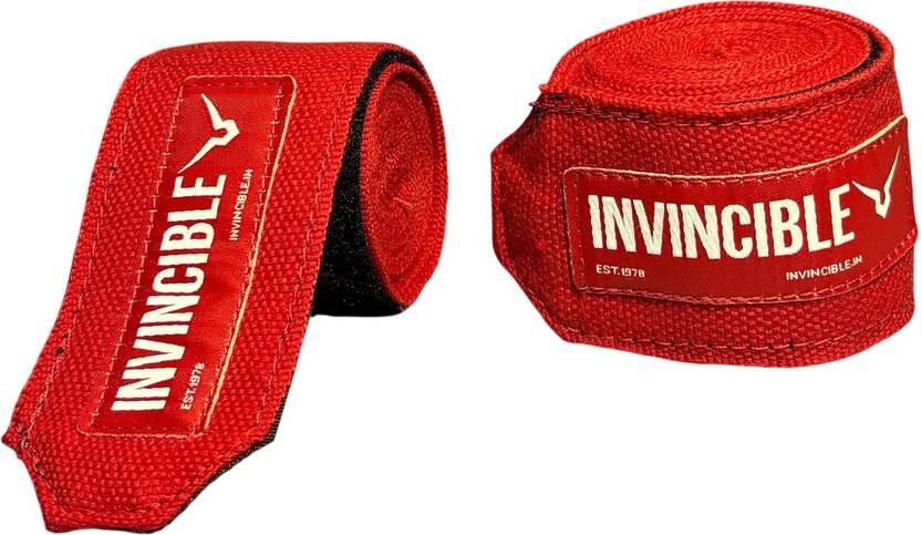 Invincible HW755BL2.5 Red Boxing Hand Wrap