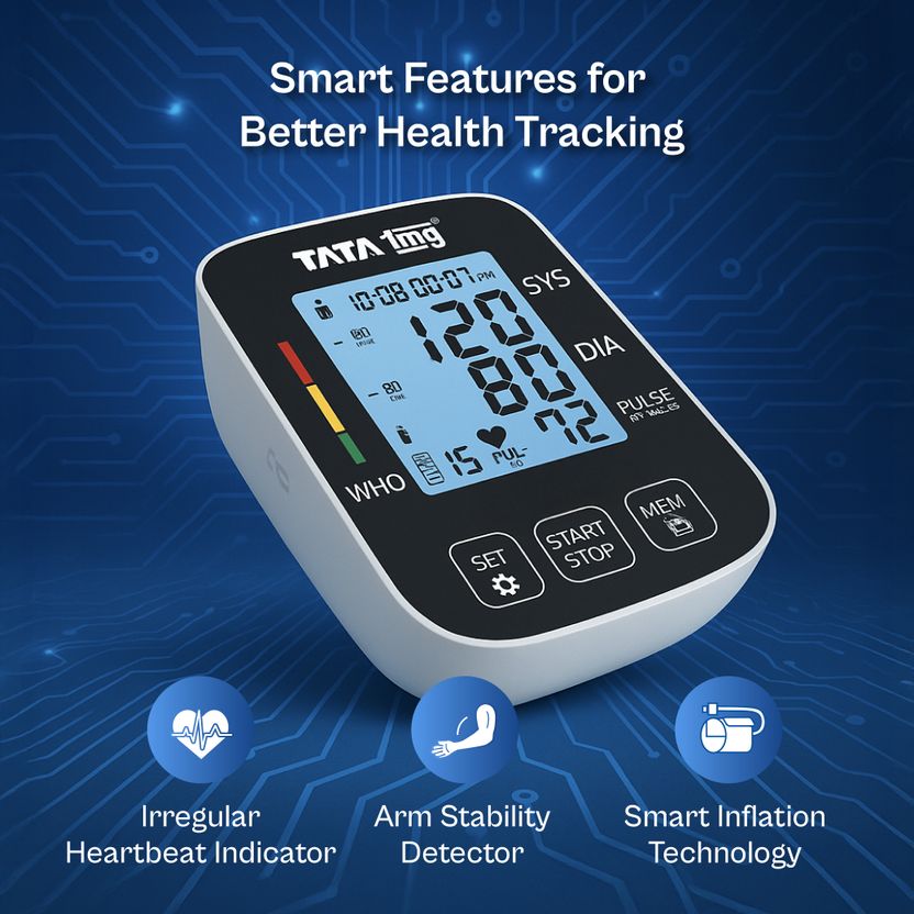 TATA 1mg T1MG/BP05 Blood Pressure Monitor - Image 4