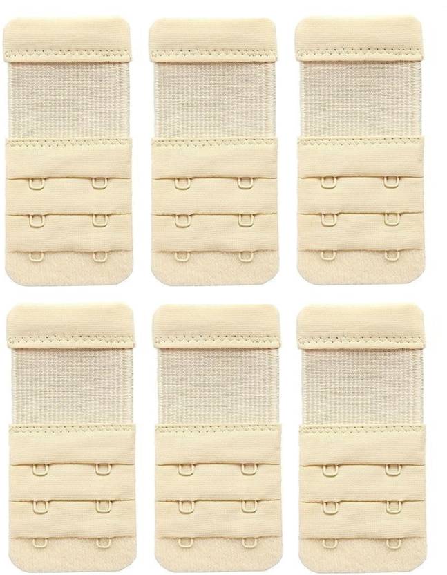 SZN Extra Support 6Pcs Soft Elastic Adjustable Strap Extension for Comfortable Fit Hook Extender
