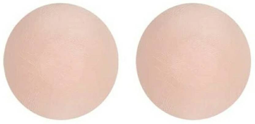 Beige Pack of 2 ADNESSCARE Women Silicone Nipple Cover 1 Pair Seamless Reusable Breast Covers with Pouch Silicone Peel and Stick Bra Petals