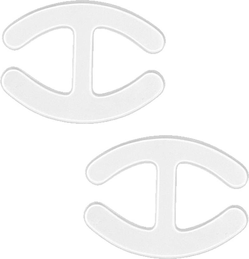 StyFun StyFun Women's H-Shape Shape Bra Strap Clips (2 Pcs – Transparent) Racerback Converter