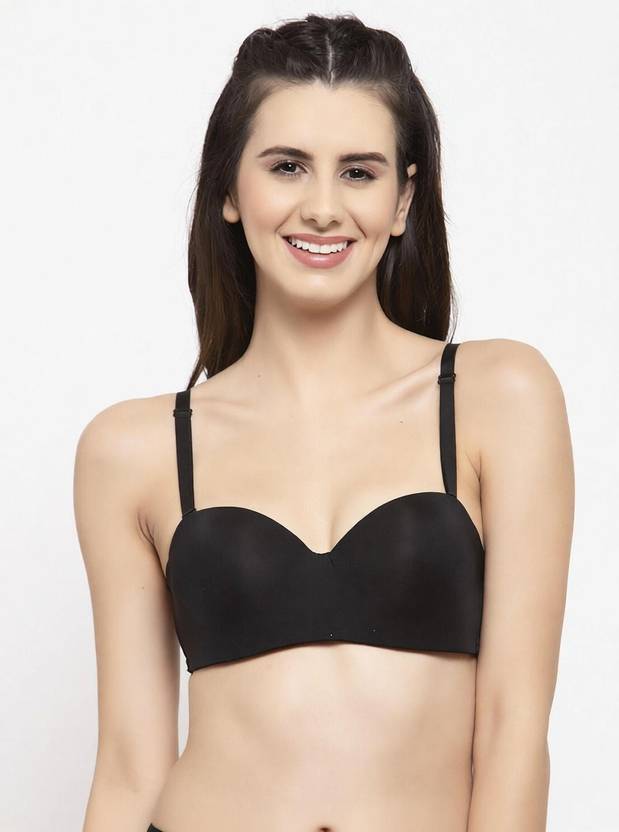 Quttos Women T-Shirt Lightly Padded Bra