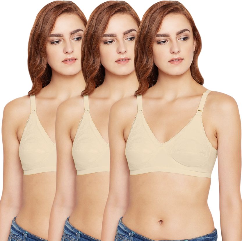 BodyCare 3 Pack White Maternity Bra Pack of 3 - Image 9