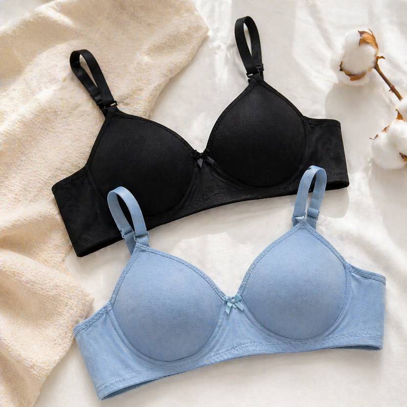 BENEATH Combo pack Of 2 Women T-Shirt Lightly Padded Bra