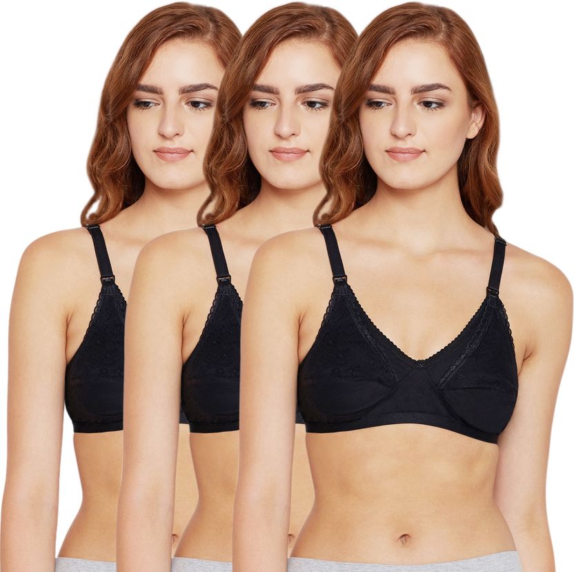 BodyCare 3 Pack White Maternity Bra Pack of 3 - Image 8