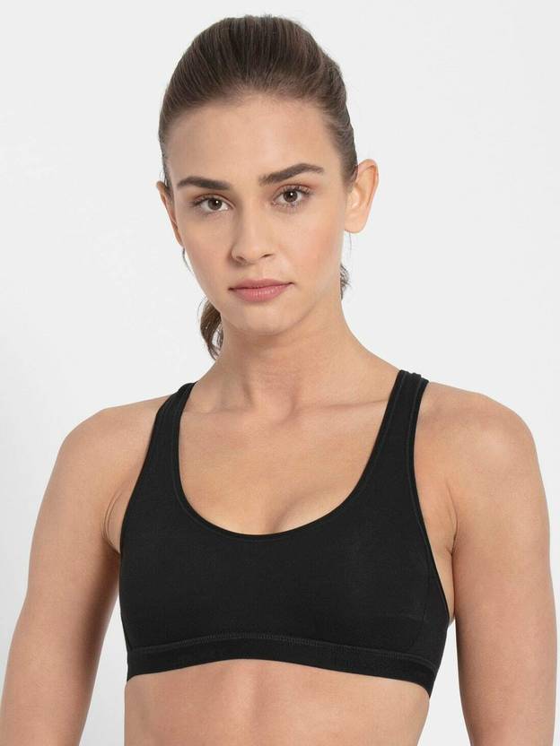 JOCKEY 1381 Women Bralette Lightly Padded Bra Buy Black JOCKEY 1381