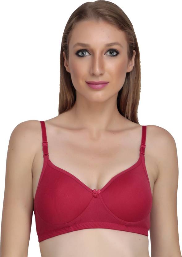 Liigne Bra With Back Strap For Women Women Full Coverage Lightly Padded Bra