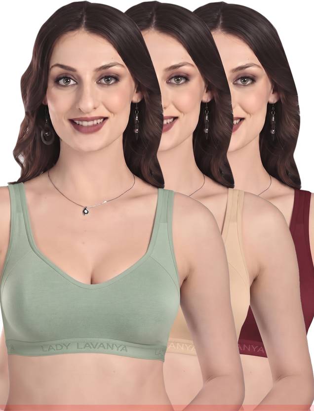 LADYLAVANYA Women Sports Non Padded Bra