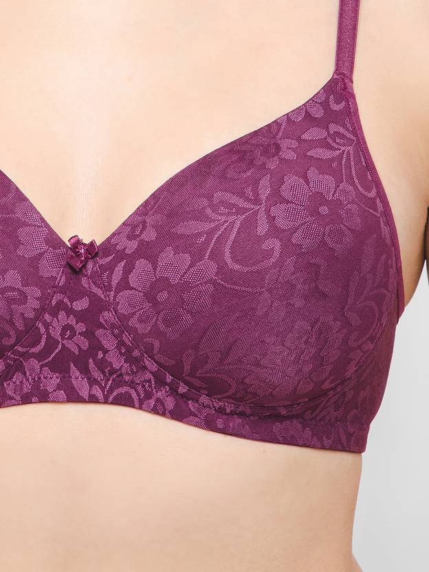 Women Everyday Lightly Padded Bra  (Purple)