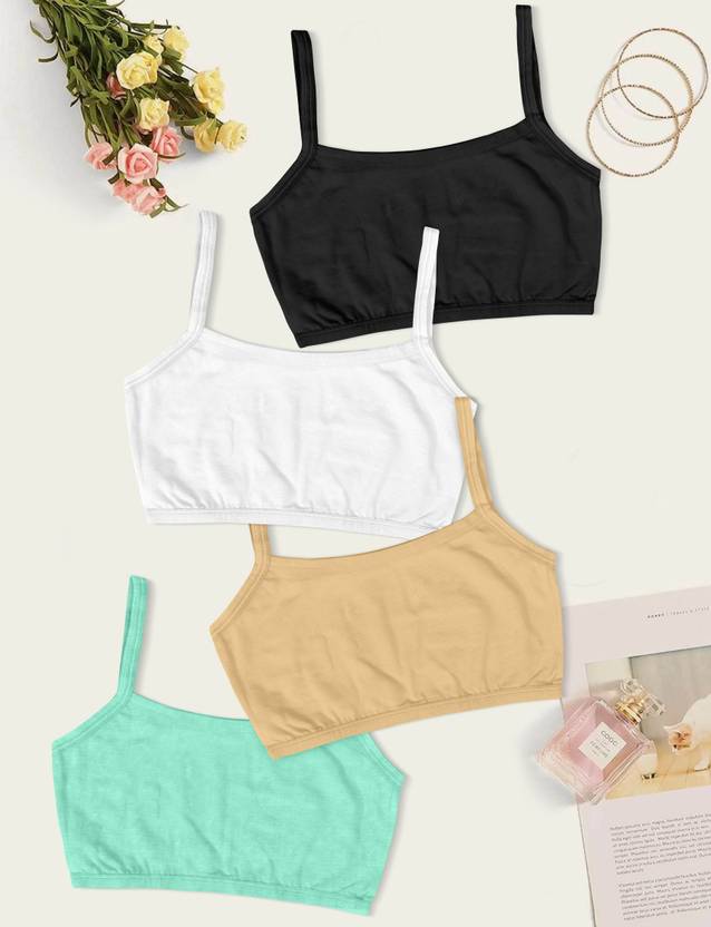 Adgaon Women’s Cotton Non-Padded Full Support Bra for Teen & Plus Size Wear Women Bralette Non Padded Bra