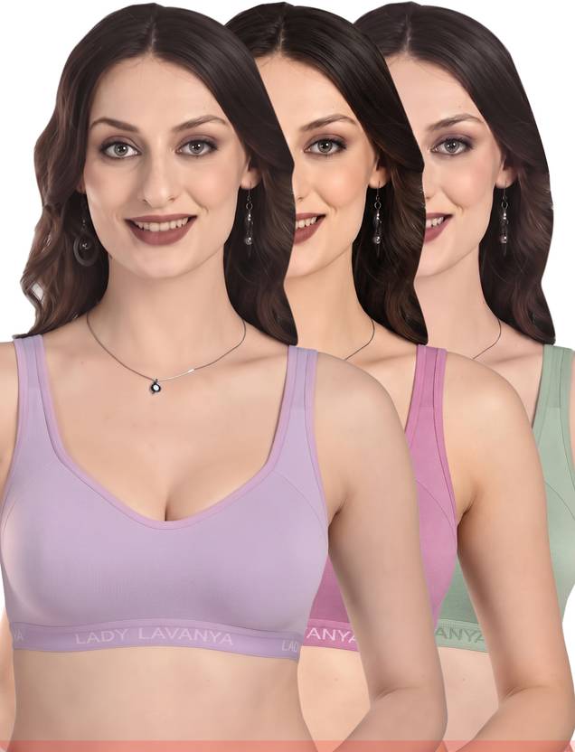 LADYLAVANYA Women Sports Non Padded Bra