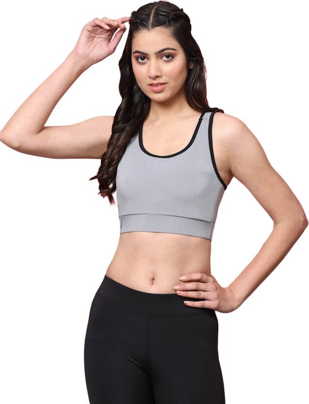 ANUSHIL ANUSHIL Women Solid Cotton 4 Way Strechable Non Wired Racer Back Sports Bra Women Sports Non Padded Bra