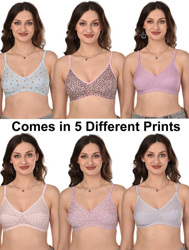 LADYLAVANYA ComboPrintSet1 Women Full Coverage Non Padded Bra