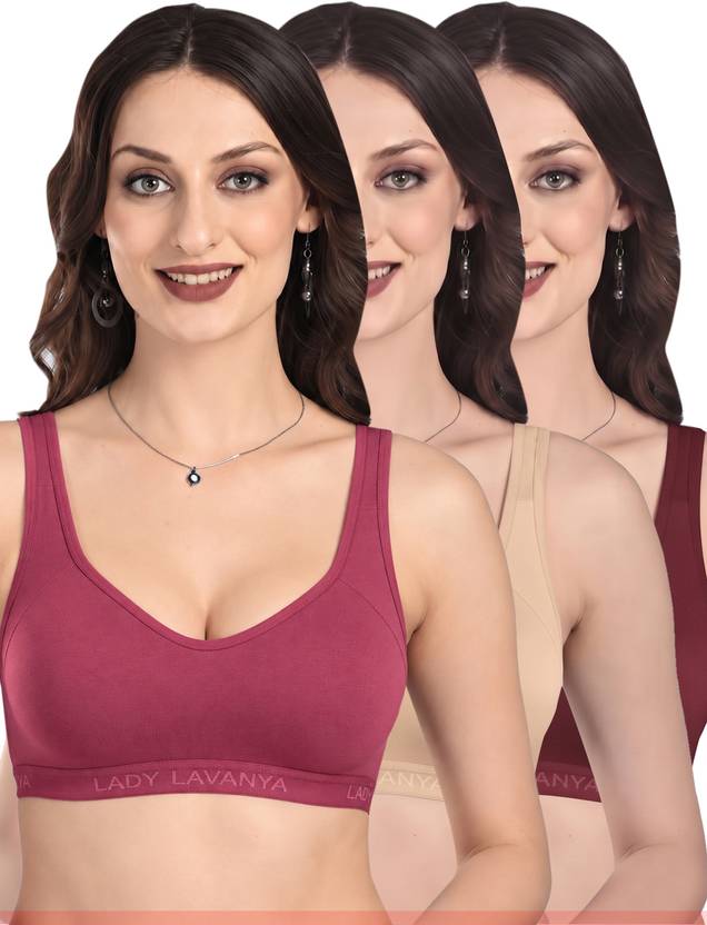 LADYLAVANYA Women Sports Non Padded Bra