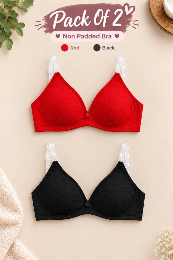 zealously Pack of 2 Women Everyday Non Padded Bra