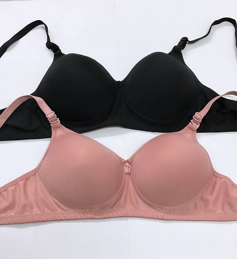 BENEATH Combo pack Of 2 Women T-Shirt Lightly Padded Bra