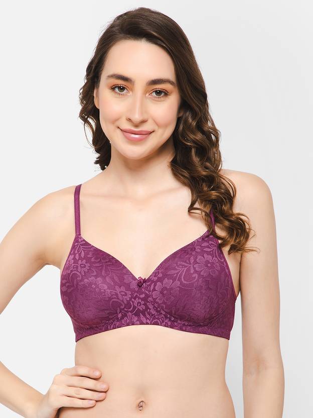 Women Everyday Lightly Padded Bra  (Purple)