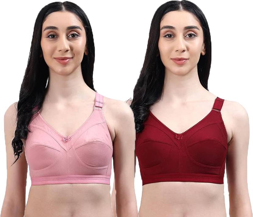 Auletics Full Coverage Bra for Heavy Breasts Women Full Coverage Non Padded Bra