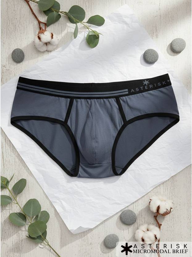 Asterisk Men UltraSoft Micromodal Mens Brief - Solid Premium Comfort Innerwear Brief