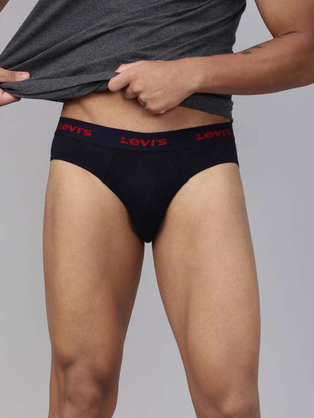 LEVI’S Contoured Double Pouch, Tag Free Comfort & Smartskin Technology Style# 009 Neo Solid Men Brief