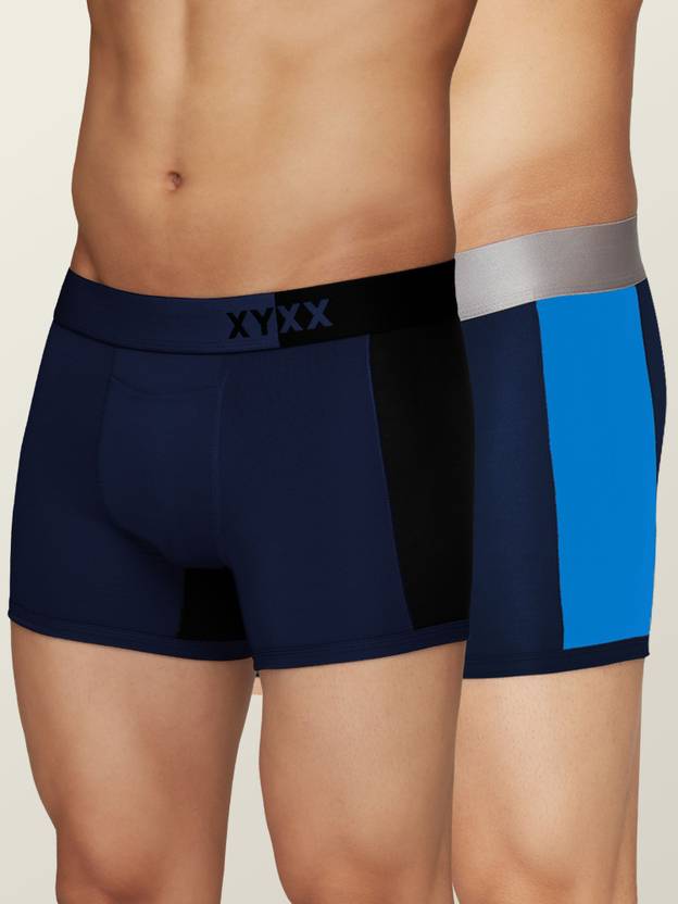 Pack of 2 Illuminati Intellisoft Micro Modal Color Blocked Colorblock Men Trunk