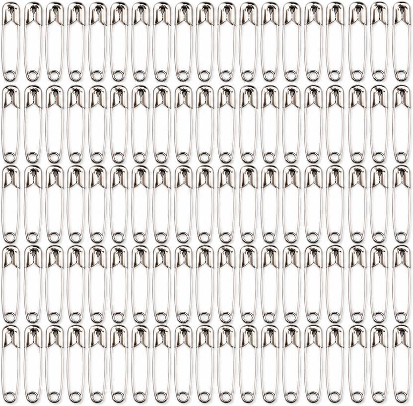 BBBIKINI 150pc Safety Pins Assorted Sizes for Saree, Clothes, Sewing, Craft, Quilting B Brooch