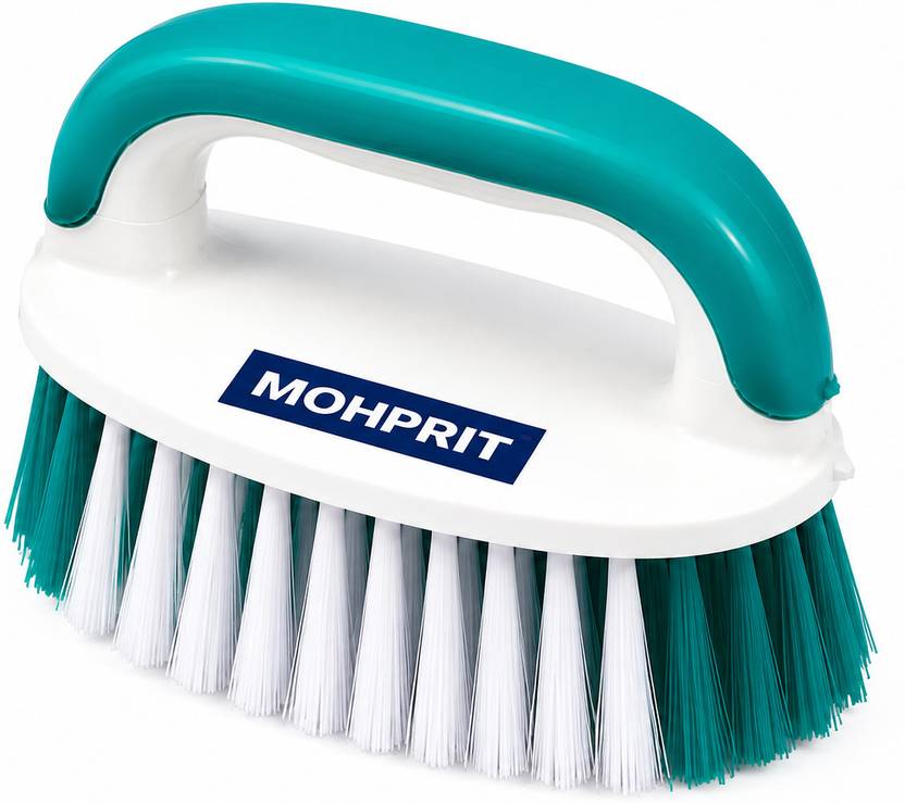 Mohprit Multipurpose Hand Scrub Cleaning Brush for Bathroom, Kitchen & Clothes Washing Plastic Wet and Dry Brush