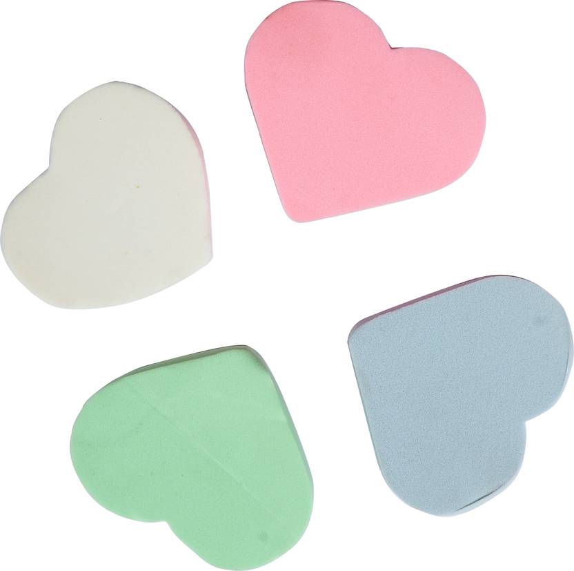 BABILA HEART SHAPE Soft Facial Cleansing Sponge Face Makeup Cleaning Sponge SP-V02