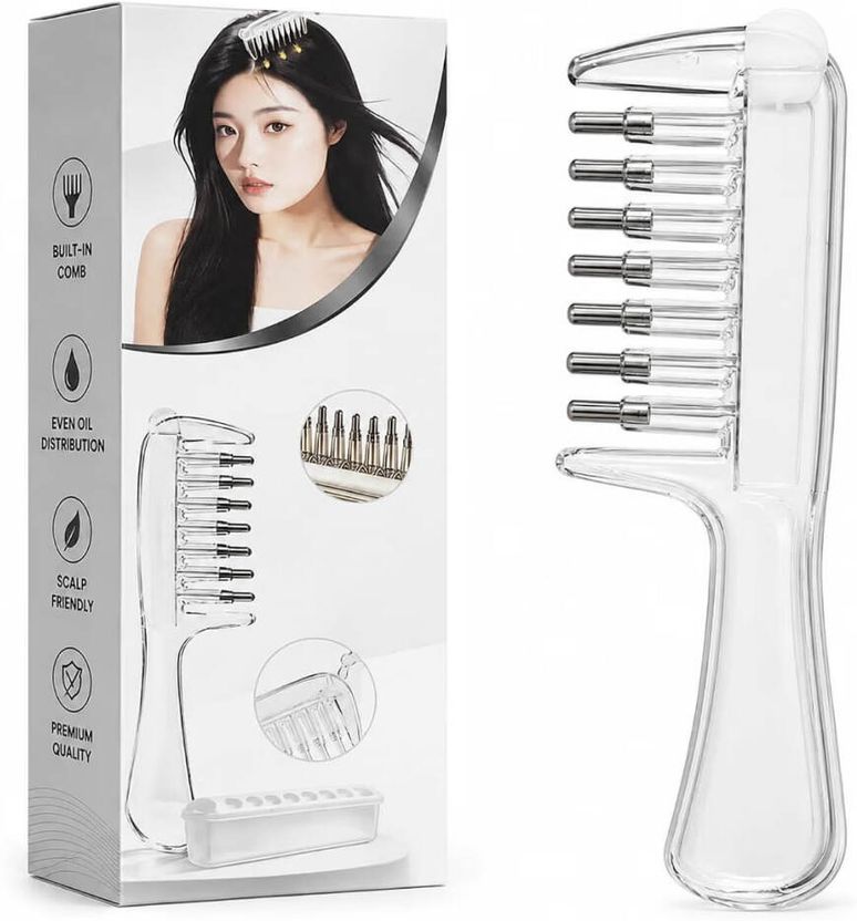 H N R Hair Oil Applicator Comb - Image 9