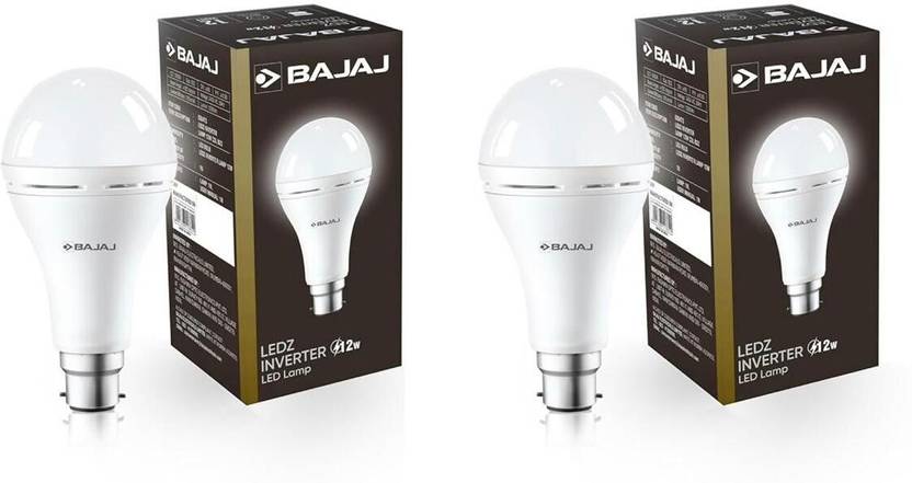BAJAJ 12 W Inverter Round B22 Inverter Bulb