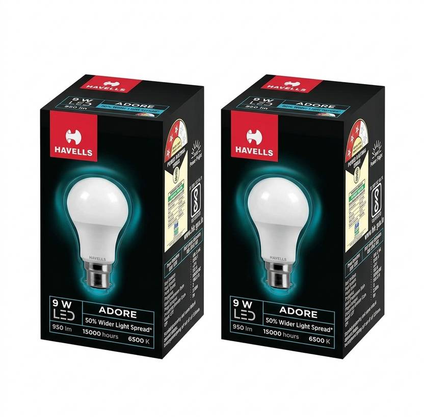 HAVELLS 9 W Basic Round B22 LED Bulb