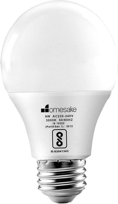 Homesake 9 W Eye Safety Compliance Capsule E27 LED Bulb