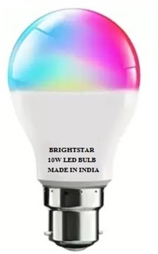 Brightstar 10 W Basic Round B22 LED Bulb