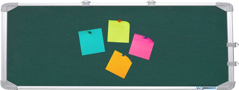 APBOARDS Aluminium Framed Notice Board for Office and School Use- Pack of 1 Cork Bulletin Board