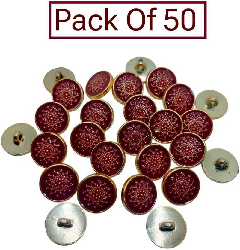 ARKID 50 PCS BUTTONS Metal Buttons