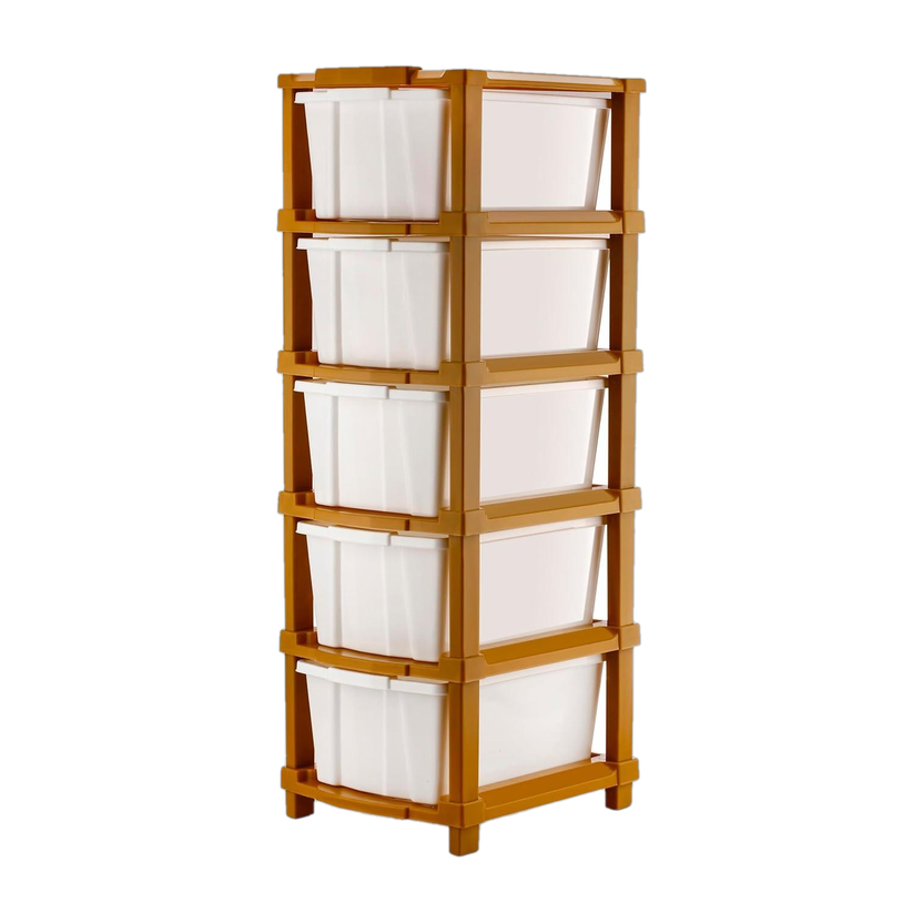 Pinkwhale 6 Compartment Plastic Cabinet (Multicolor) - Image 6