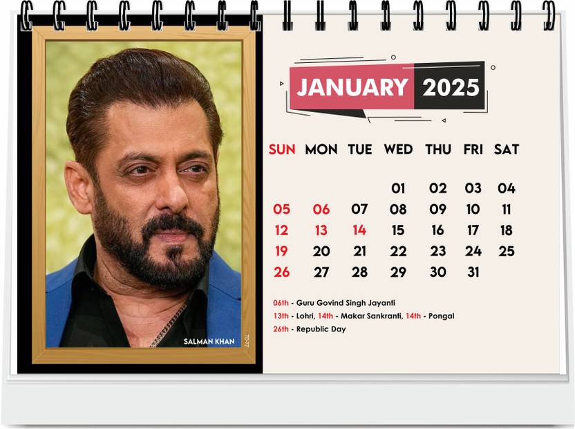 ESCAPER Celebrity Calendar 2025 Bollywood Stars 2025 Table Calendar Calendar 2025 Flipkart