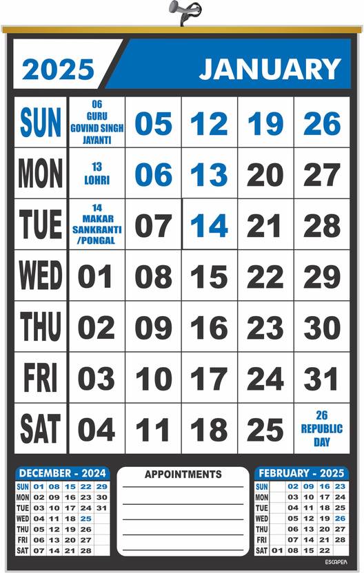 Strip Calendar 2025 Uk 