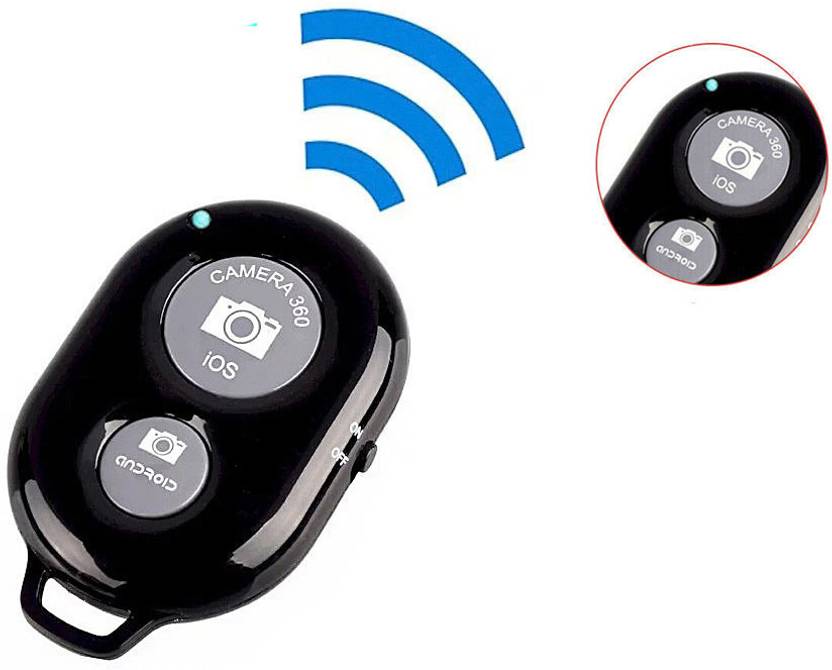 BUFONA Wireless Bluetooth Shutter Remote Control Button Self-Timer Long Distance Camera Remote Control