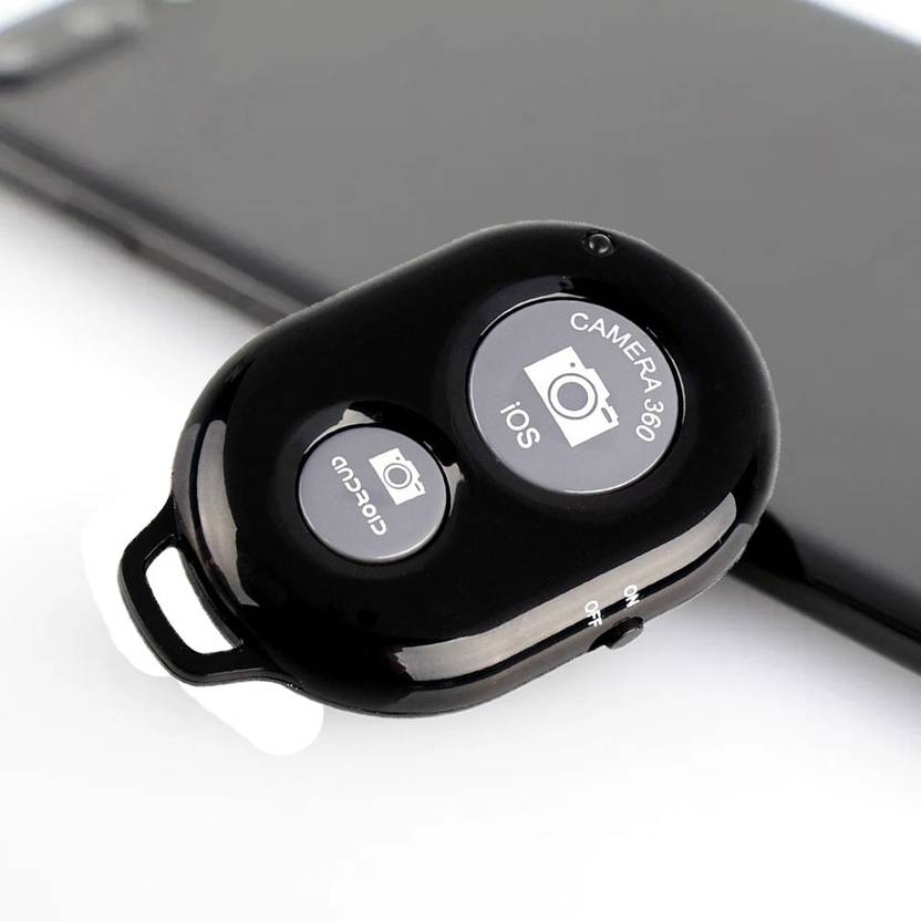 BUFONA Remote Controller For Click Selfies Bluetooth Photo Clicker Video Shutter Button Camera Remote Control